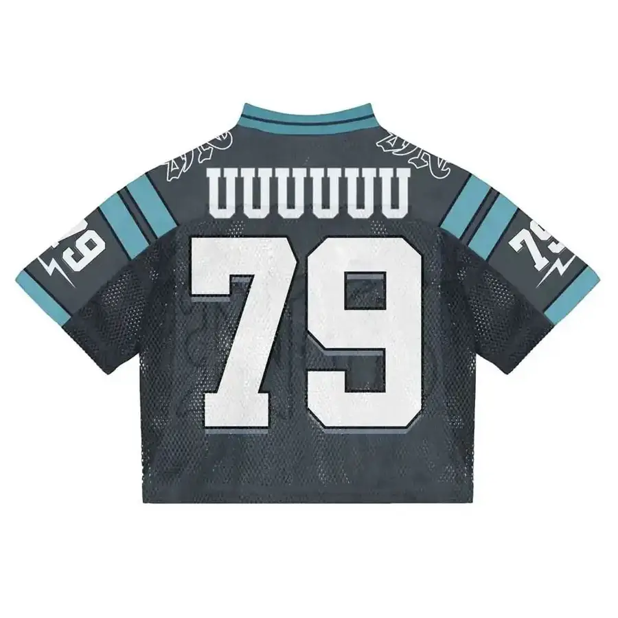 Professional American Football Jersey for Men Customizable Team Brand Name Anti-Bacterial 100% Polyester Comfortable Quick Dry — Zefal Industries product photograph 1 of 2