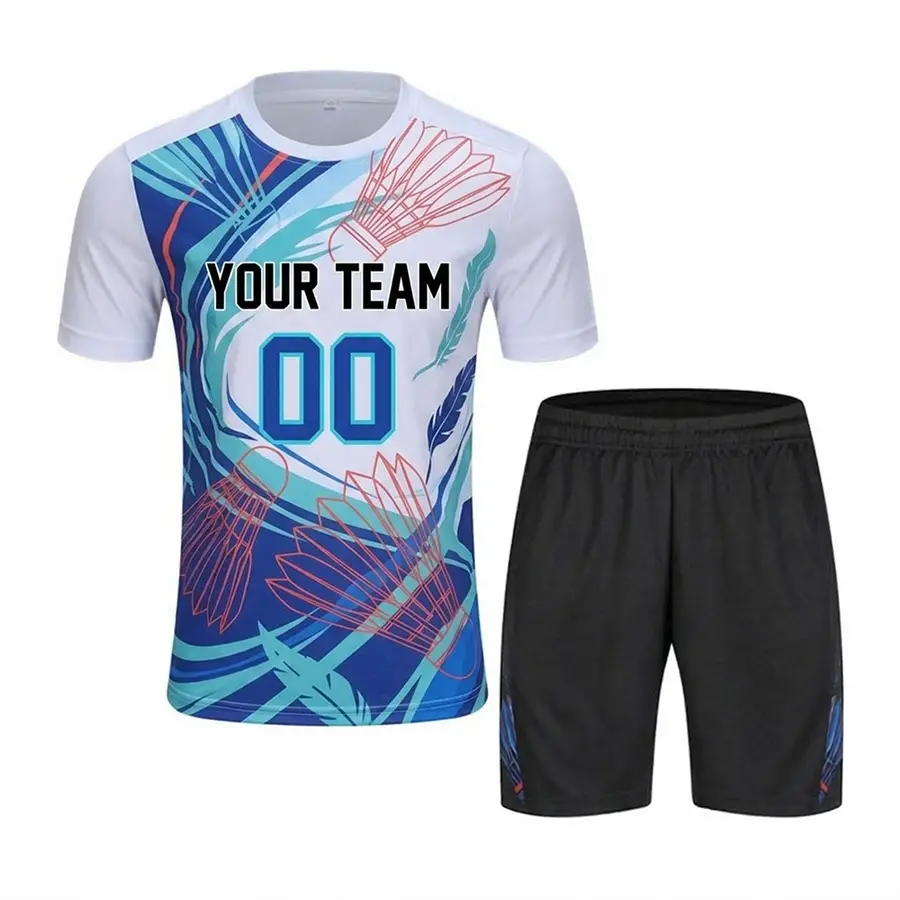 High Quality Customised Men's Anti-Bacterial 100% Polyester Winter Tennis Wear with Digital Print for Sale — Zefal Industries product photograph 1 of 2