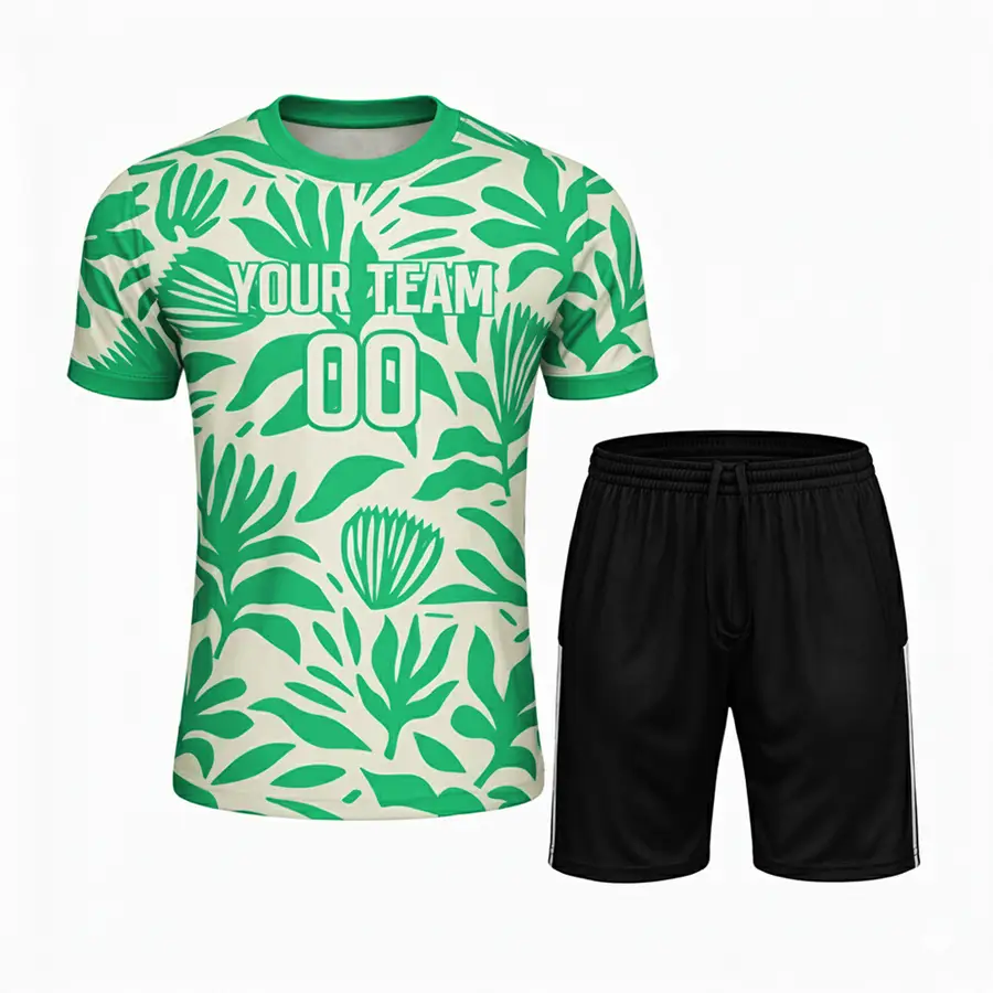 Men's Adults Tennis Jersey and Shorts Team Kit-Anti-Bacterial 100% Polyester Winter Sports Wear Customizable — Zefal Industries product photograph 1 of 2