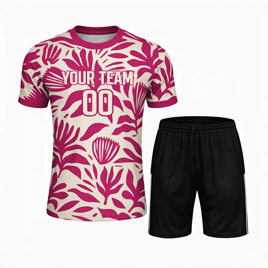 Men's Adults Tennis Jersey and Shorts Team Kit-Anti-Bacterial 100% Polyester Winter Sports Wear Customizable — Zefal Industries product photograph 2 of 2