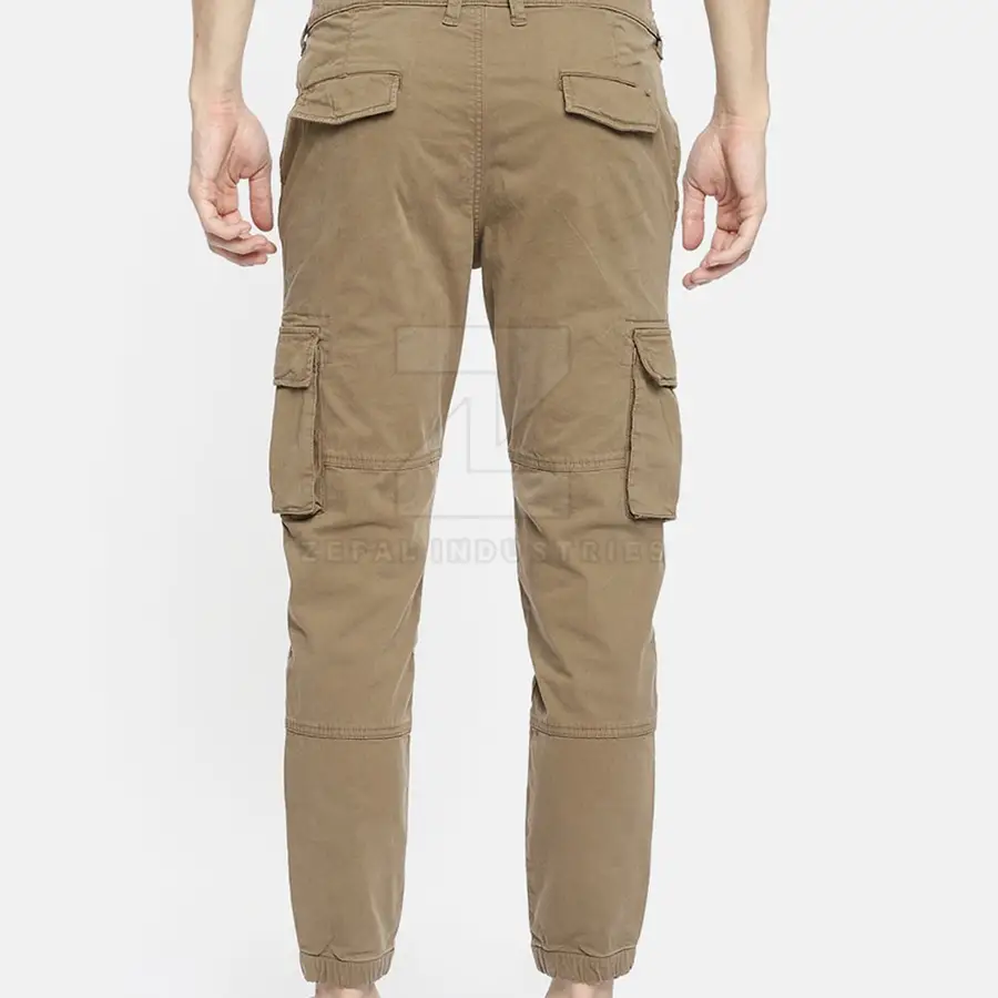 Outdoor Use Customized Logo Straight Dark Lightweight Casual Cargo Pants for Men 100% Cotton Eco-Friendly New Arrival — Zefal Industries product photograph 2 of 2