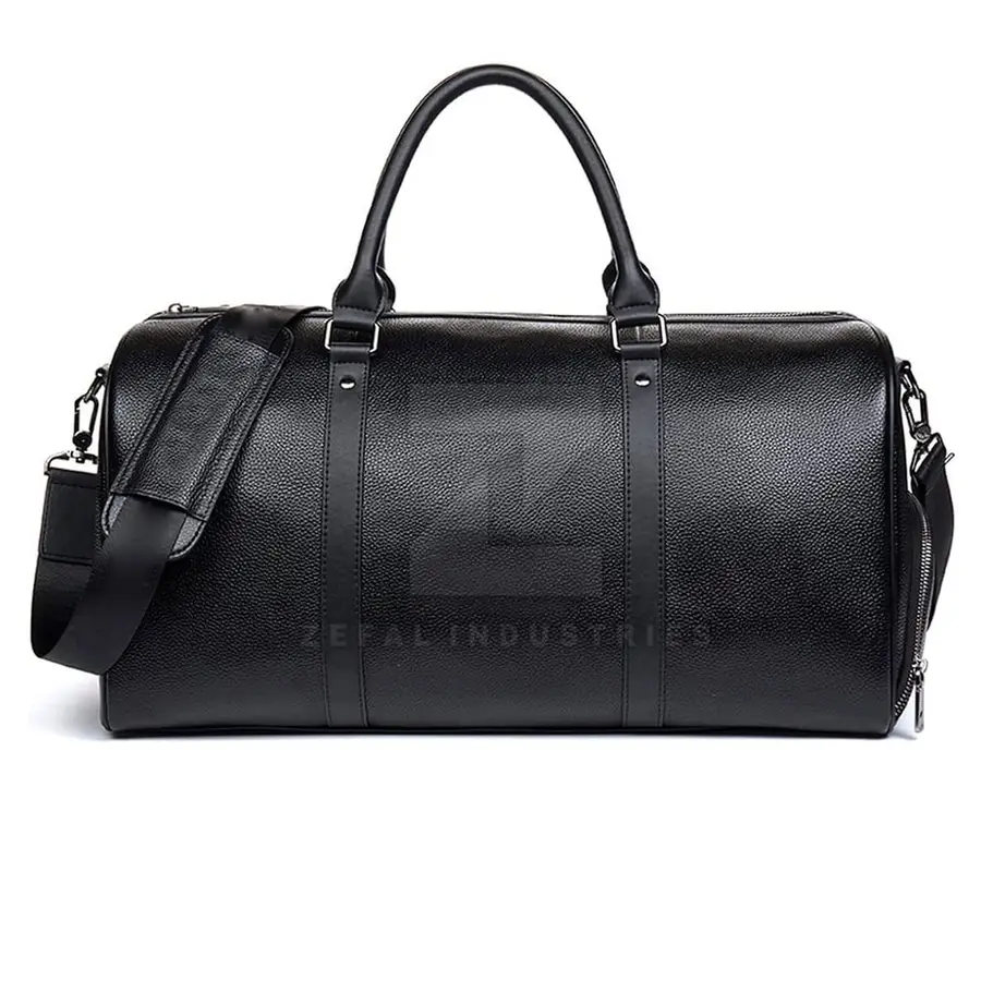 Pakistan Manufacturer 2025 High Quality Leather Lightweight Eco-Friendly Casual Travel Duffle Bags Zipper Closure OEM Service — Zefal Industries product photograph 1 of 2
