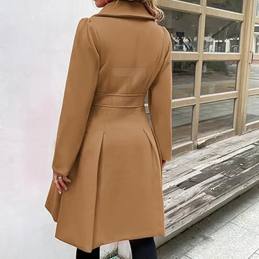 Most Popular Custom Women Casual Winter Long Coat Pakistan Made 100% Cotton Breathable Eco-Friendly High Quality Polyester — Zefal Industries product photograph 2 of 2