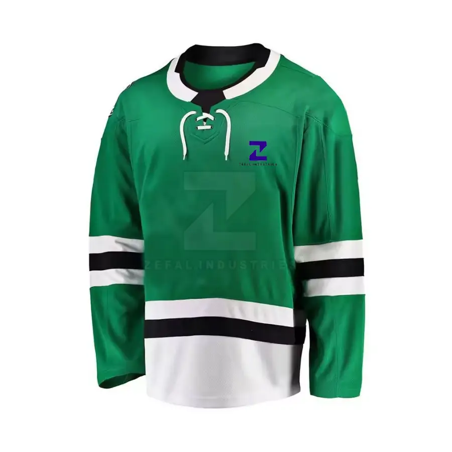 Pakistan Manufacturer Men's Ice Hockey Jersey-Breathable Eco-Friendly Quick Dry Customized Colors & Logo Plus Size — Zefal Industries product photograph 2 of 2