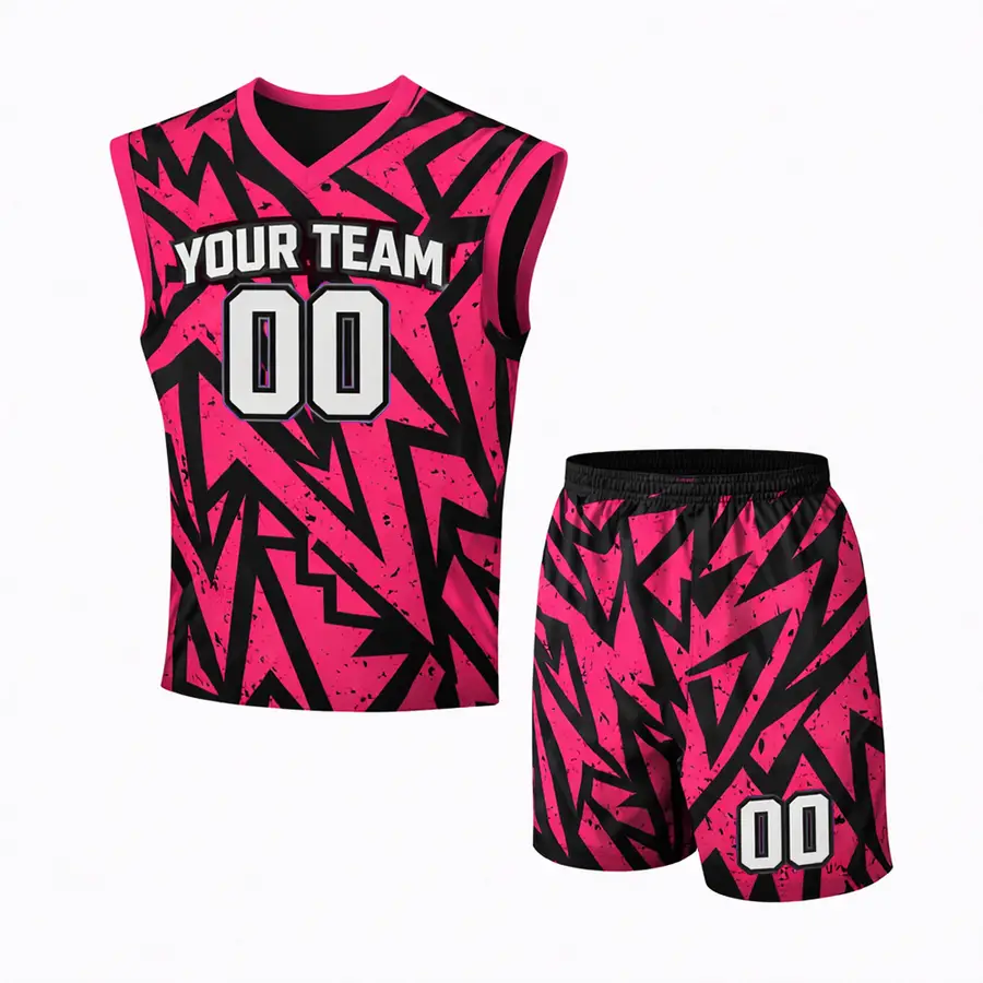 Custom Team Sportswear Jersey and Shorts Digital Print Reversible Winter Quick Dry Stretch Anti-Bacterial 100% Polyester — Zefal Industries product photograph 1 of 2