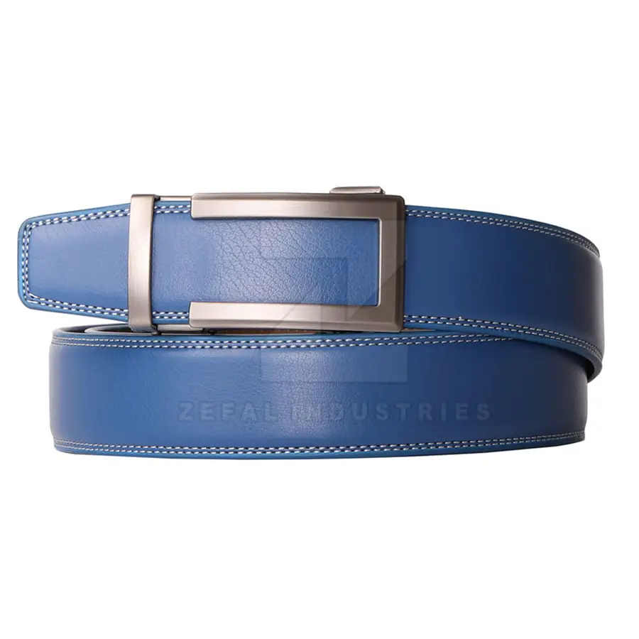 Wholesale Custom Made in Pakistan Cow Hide Men Casual Steel Buckle High Quality 100% Genuine Leather Belts — Zefal Industries product photograph 2 of 2
