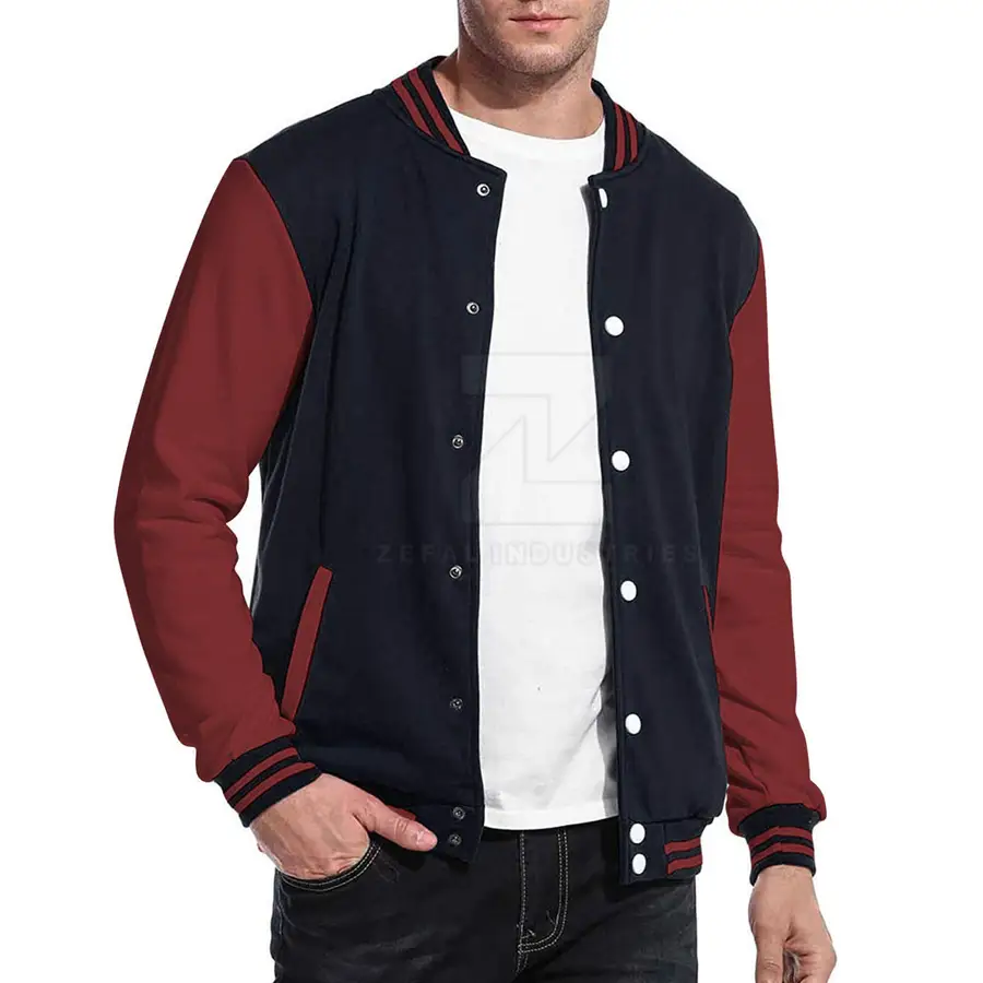 Wholesale High Quality Letterman Jacket Stand Front Eco-Friendly Breathable Winter Jacket for Team Uniforms Sports Activities — Zefal Industries product photograph 1 of 2