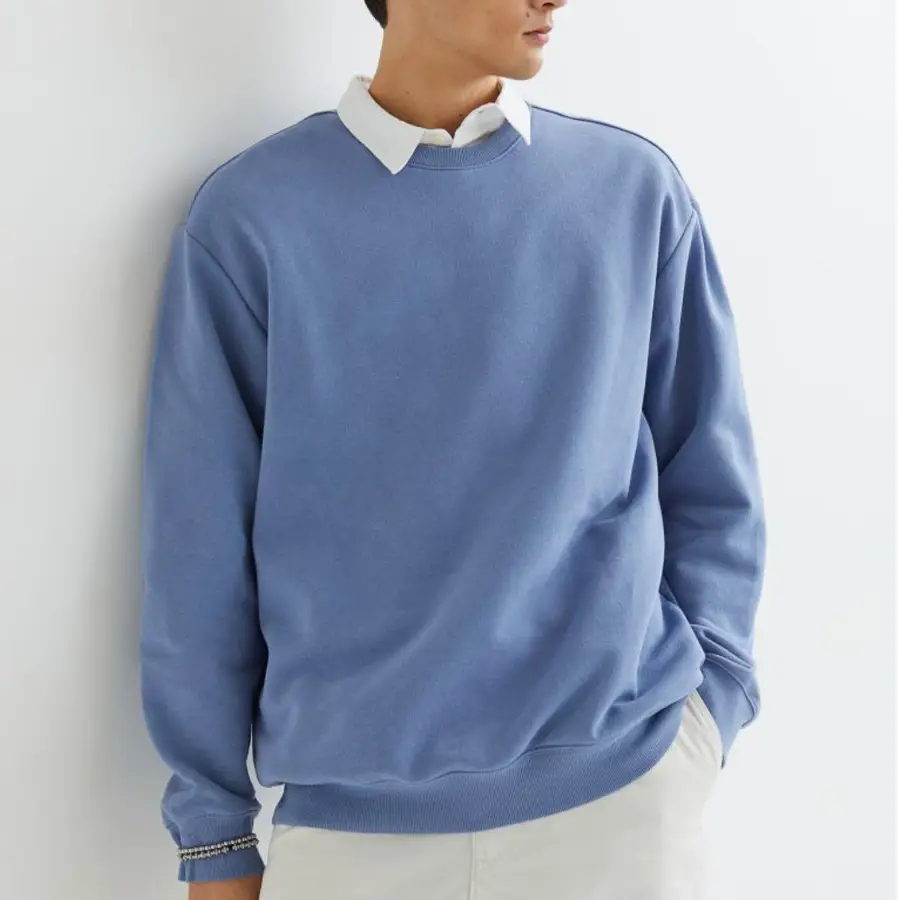 Unisex Winter Sweatshirt Double-Layer Collar Embroidered Beaded Digital Printing ODM Service 100% Bamboo Fiber Fleece — Zefal Industries product photograph 1 of 2