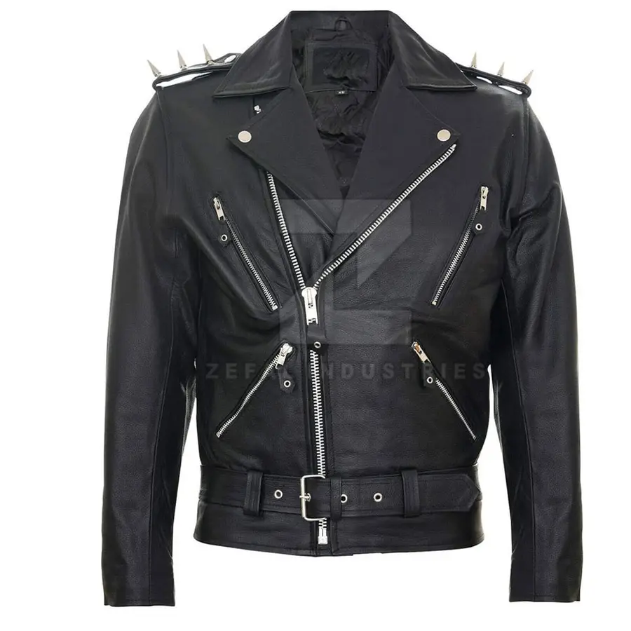 New Style Eco-Friendly High Quality Lightweight Custom Windproof Waterproof Breathable Winter Men Leather Jacket Cotton Shell — Zefal Industries product photograph 1 of 2