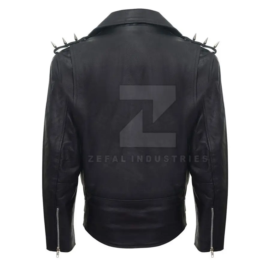 New Style Eco-Friendly High Quality Lightweight Custom Windproof Waterproof Breathable Winter Men Leather Jacket Cotton Shell — Zefal Industries product photograph 2 of 2