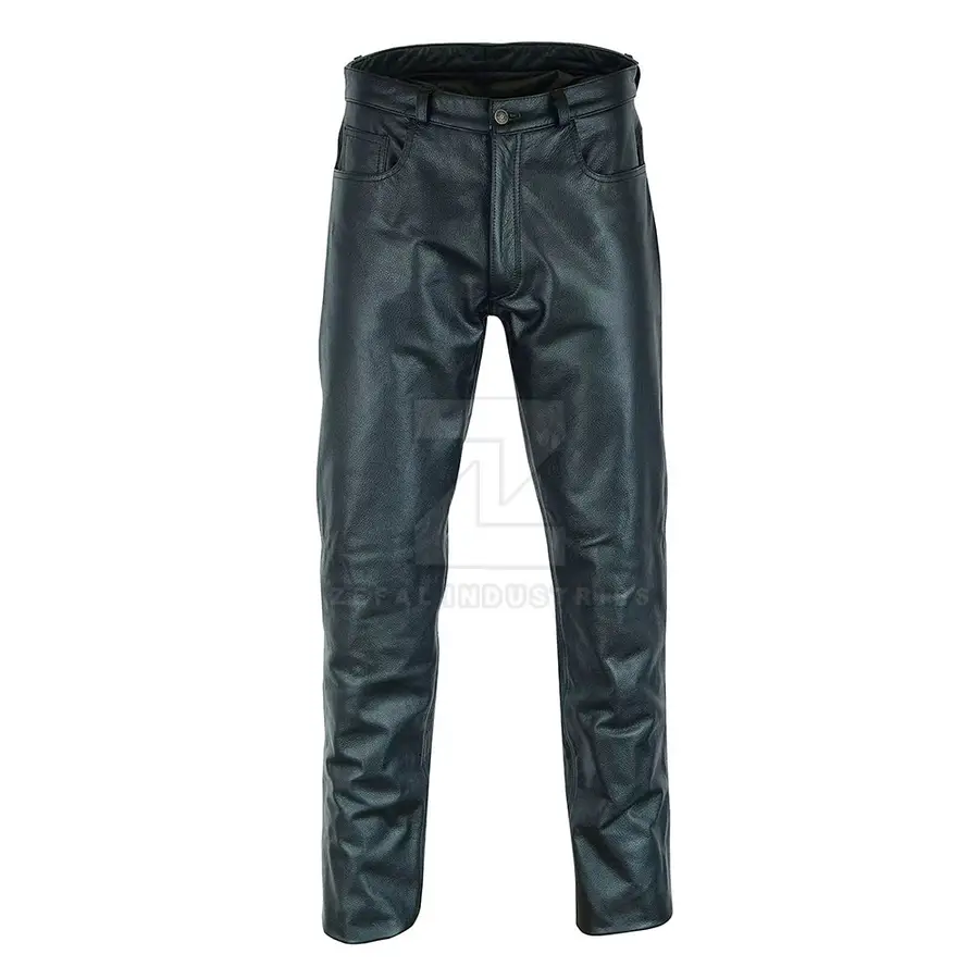 Waterproof Breathable Casual Leather Pants for Men with Customized Logo High Quality Top Selling in Pakistan — Zefal Industries product photograph 1 of 2