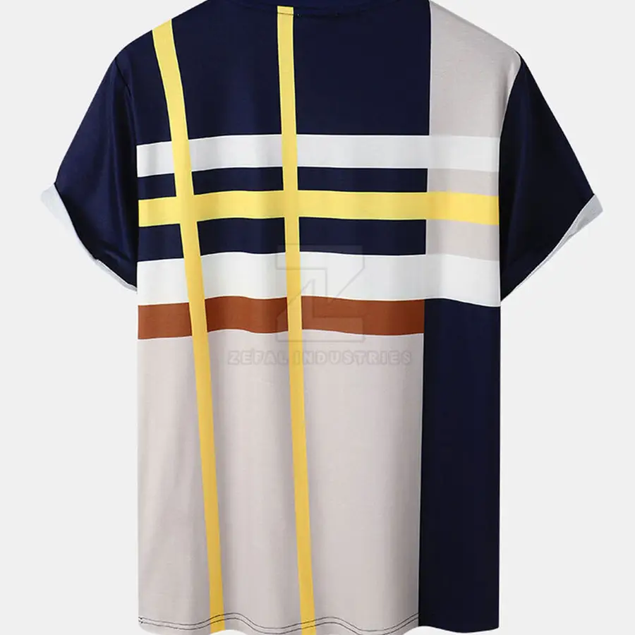 Hot Selling Breathable 100% Cotton Men T-Shirt-Eco-Friendly High Quality Comfortable Regular Fit O-Neck Streetwear Customizable — Zefal Industries product photograph 2 of 2