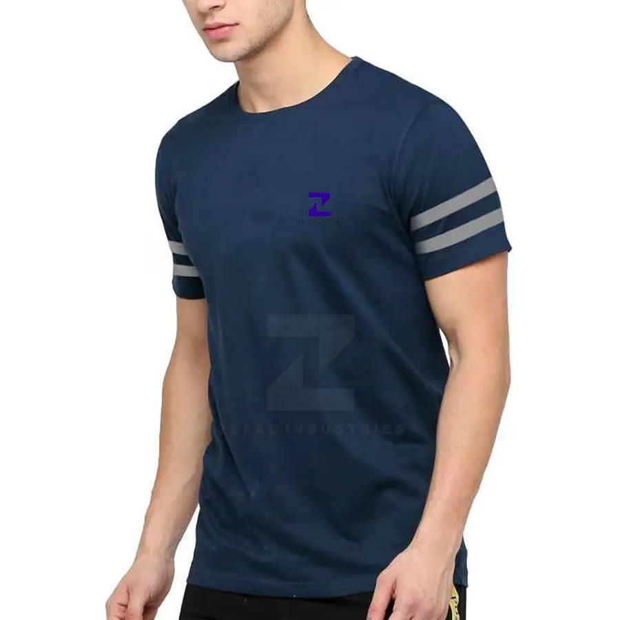 High Quality 100% Cotton Latest Design Men T-Shirts Classic Casual Breathable Eco-Friendly Customized Colors & Logo Regular Fit — Zefal Industries product photograph 2 of 2