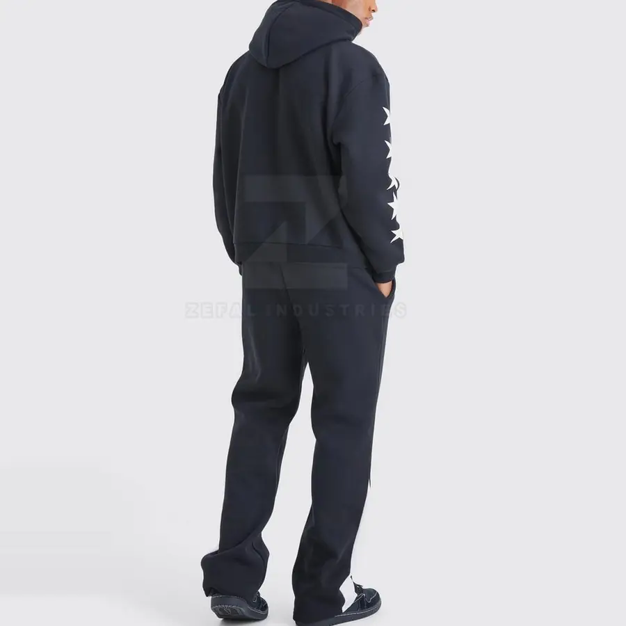 Factory Direct Sale Customizable Winter Plus Size Breathable Hooded Men Tracksuits Sets Private Label 100% Cotton — Zefal Industries product photograph 2 of 2