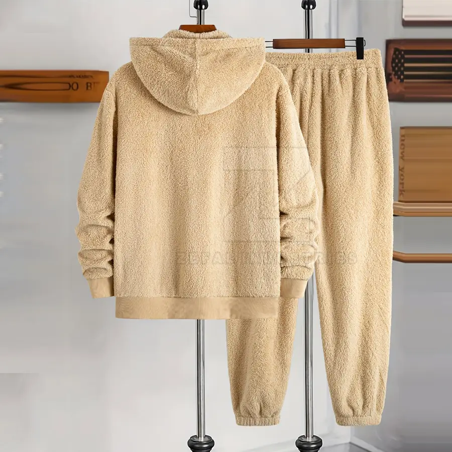Best Selling New Arrival Men Plus Size Tracksuits Sets Winter Hooded Eco-Friendly Sherpa Fleece 100% Cotton High Quality — Zefal Industries product photograph 2 of 2