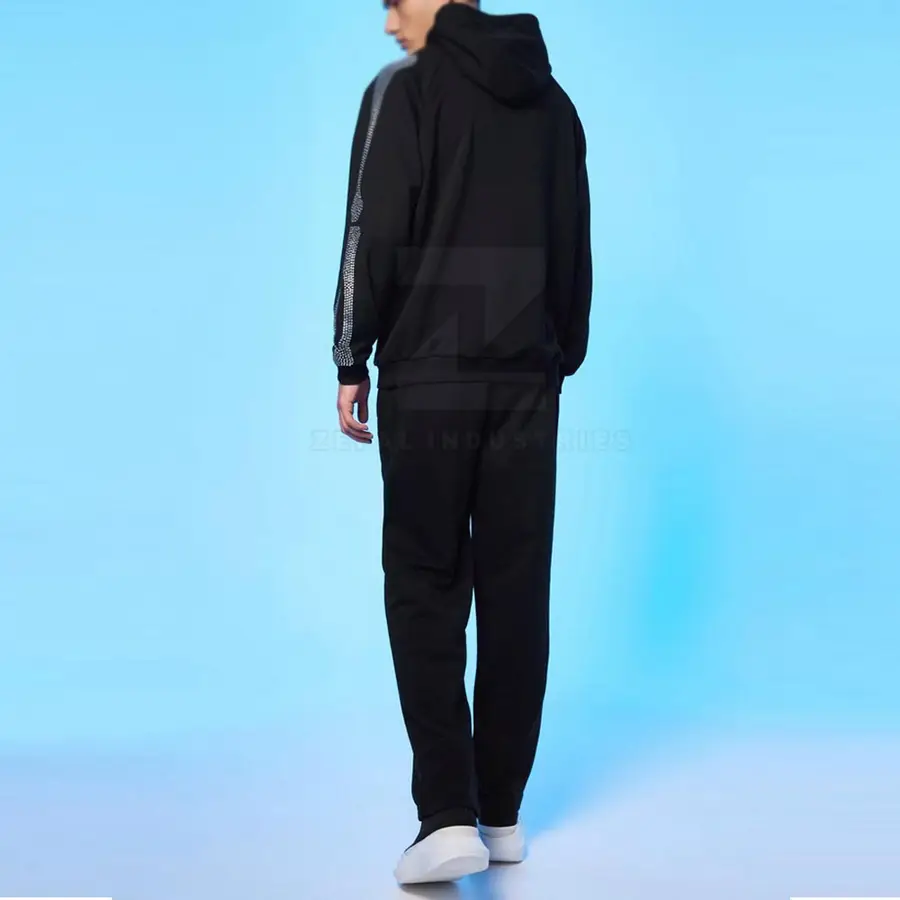 Wholesale Premium Quality Lightweight Winter Hooded Eco-Friendly Men Tracksuits Jogging Apparel — Zefal Industries product photograph 2 of 2