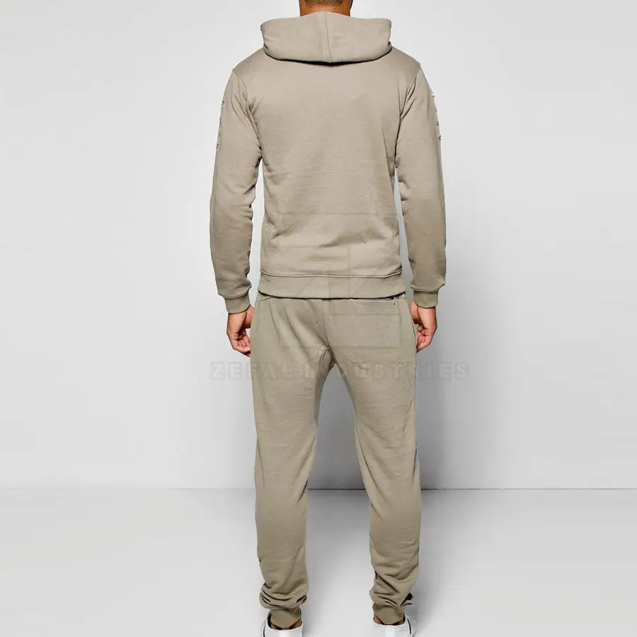Winter Plus Size Hooded Men Tracksuits Sets 100% Cotton Eco-Friendly Breathable Windproof Customized Colors Logo Lightweight — Zefal Industries product photograph 2 of 2