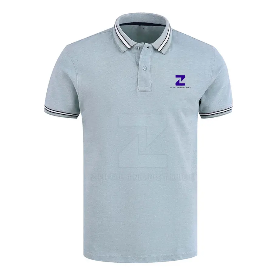 Quick Dry High Quality Men's for Shirts Solid Eco-Friendly Knitted Fabric Casual Design — Zefal Industries product photograph 1 of 2