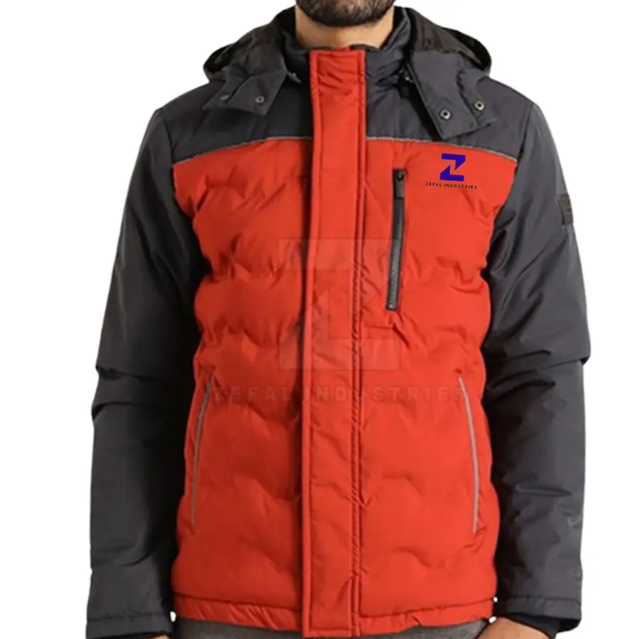 Reasonable New Fashion OEM Service Men Puffer Jacket Top Selling New Design Winter Front Logo Customized Colors — Zefal Industries product photograph 1 of 2