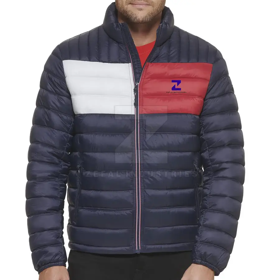 Winter Outdoor Use Men's Puffer Jacket 2025 Best Quick Dry Breathable Eco-Friendly Front Logo Customized Colors — Zefal Industries product photograph 1 of 2