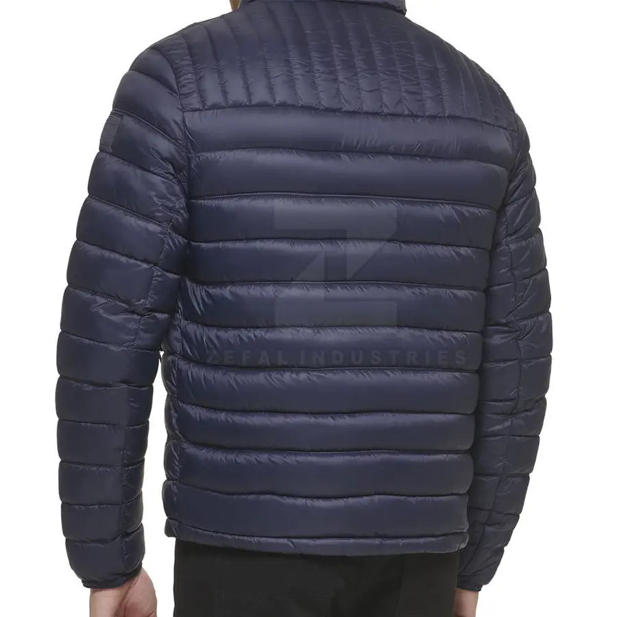 Winter Outdoor Use Men's Puffer Jacket 2025 Best Quick Dry Breathable Eco-Friendly Front Logo Customized Colors — Zefal Industries product photograph 2 of 2