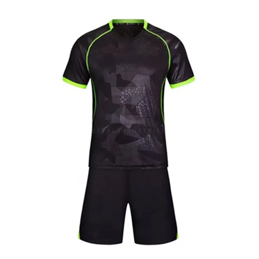 Top Selling High Quality Lightweight Breathable Quick Dry Short Sleeve Men's Soccer Uniform Made of 100% Polyester for Adult — Zefal Industries product photograph 1 of 2