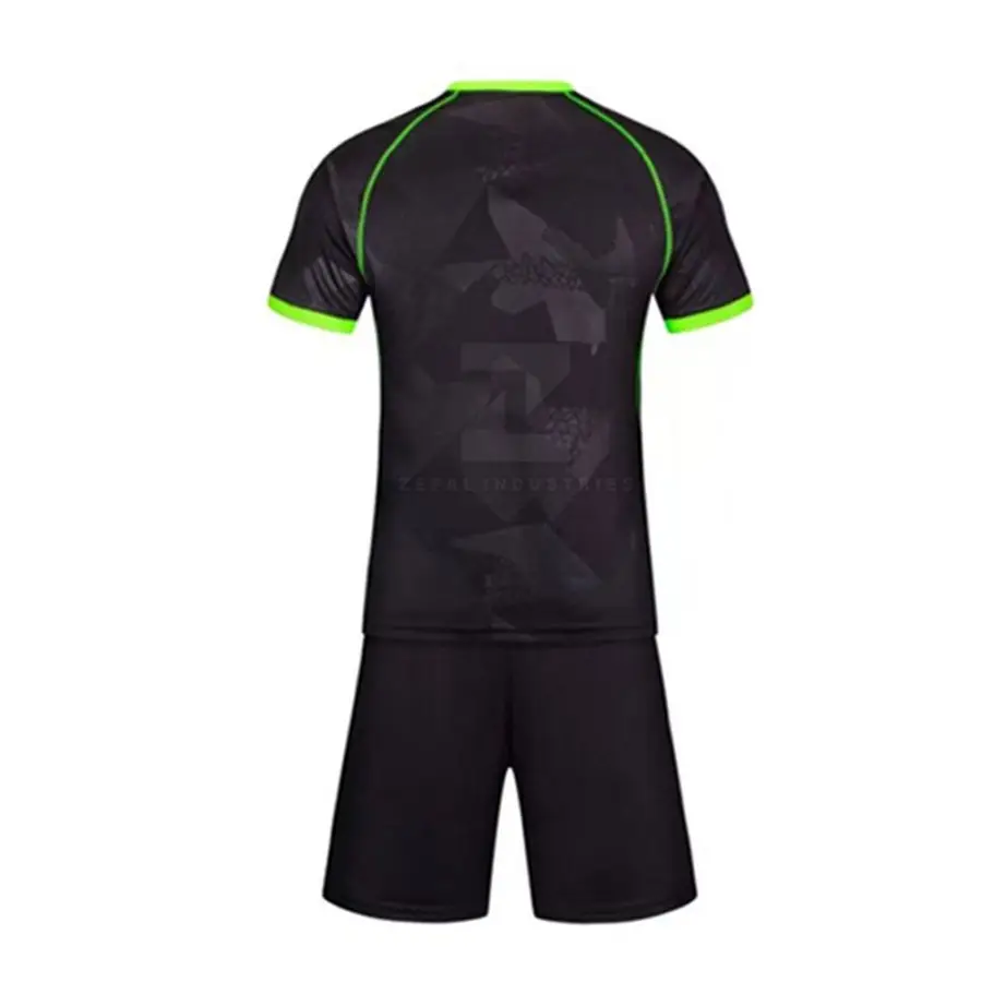 Top Selling High Quality Lightweight Breathable Quick Dry Short Sleeve Men's Soccer Uniform Made of 100% Polyester for Adult — Zefal Industries product photograph 2 of 2