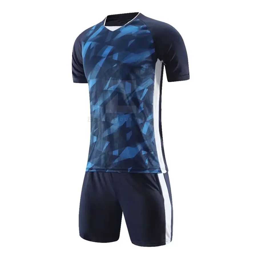 Factory Manufacturer Customized Color Latest Design Men's Adult Soccer Uniform 100% Polyester Breathable Lightweight Quick Dry — Zefal Industries product photograph 1 of 2