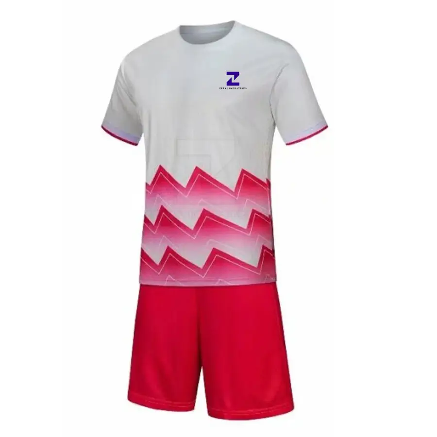 High Quality 100% Polyester Sublimation Printed Crew Neck Lightweight Breathable Quick Dry Men's Short Sleeve Soccer Sports — Zefal Industries product photograph 1 of 2