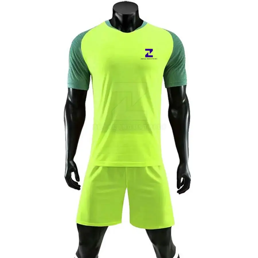 Adjustable Customizable Top Selling Breathable Quick Dry Short Sleeve Men's Soccer Uniform Lightweight Made Polyester for Adult — Zefal Industries product photograph 1 of 2