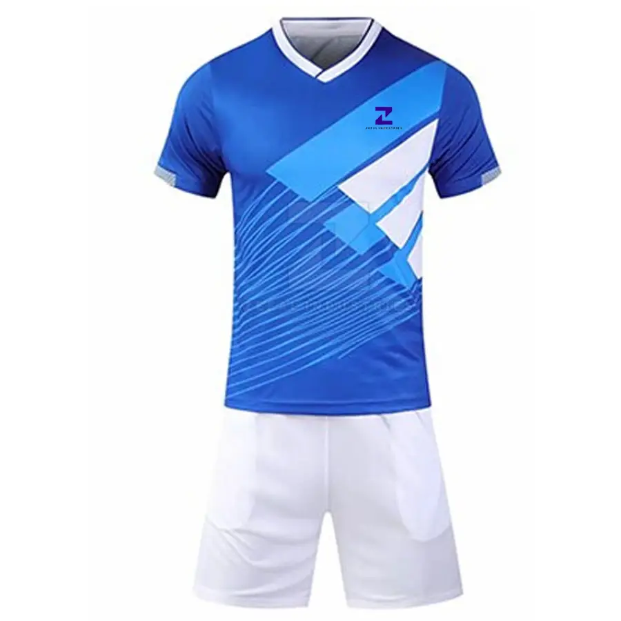 Solid Color Lightweight Breathable Quick Dry Men Adults Soccer Uniform 100% Polyester Team Wear High Quality for Players — Zefal Industries product photograph 1 of 2
