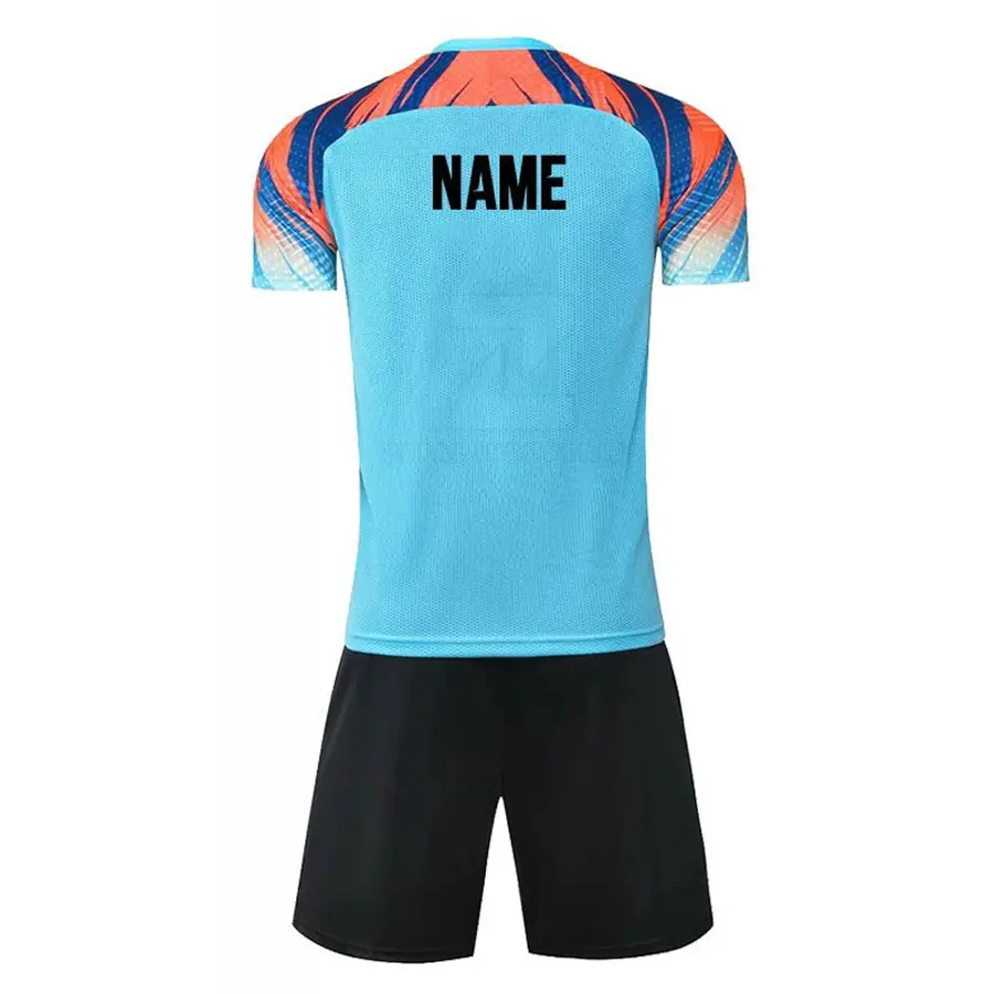 New Design Customized Logo Men's Soccer Uniform 2025 Best Selling 100% Polyester Breathable Quick Dry Lightweight Short Sleeve — Zefal Industries product photograph 2 of 2