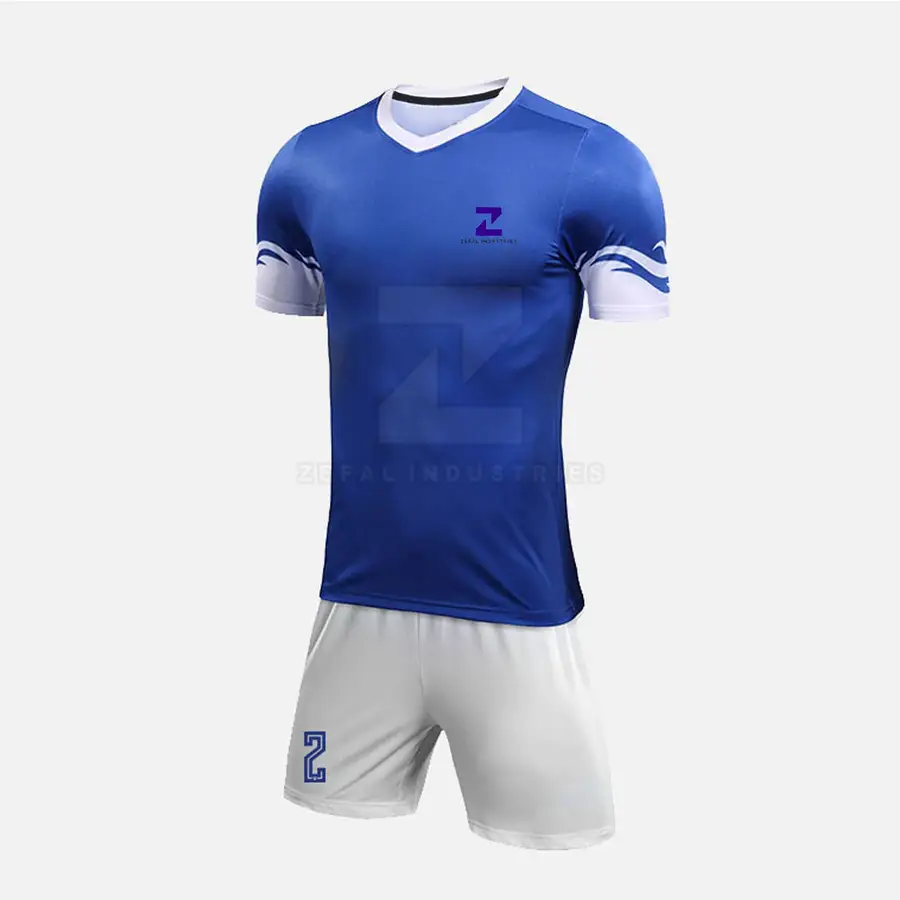 Men's Breathable Soccer Football Uniforms High Quality Custom Logo-Design Pattern Quick Dry Lightweight OEM Service 100% — Zefal Industries product photograph 1 of 2