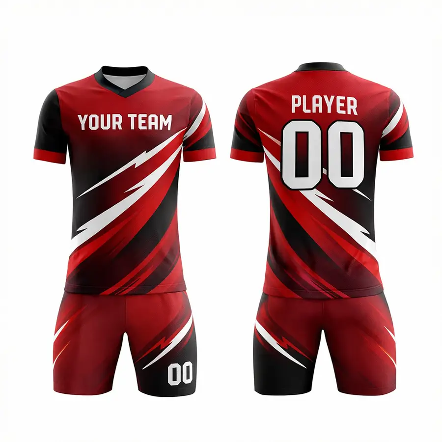 Customized Men's Winter Sports Wear Set Latest Design Full Sleeve Drawstring Closure Top Automated Cutting Jersey 100% Polyester — Zefal Industries product photograph 1 of 2