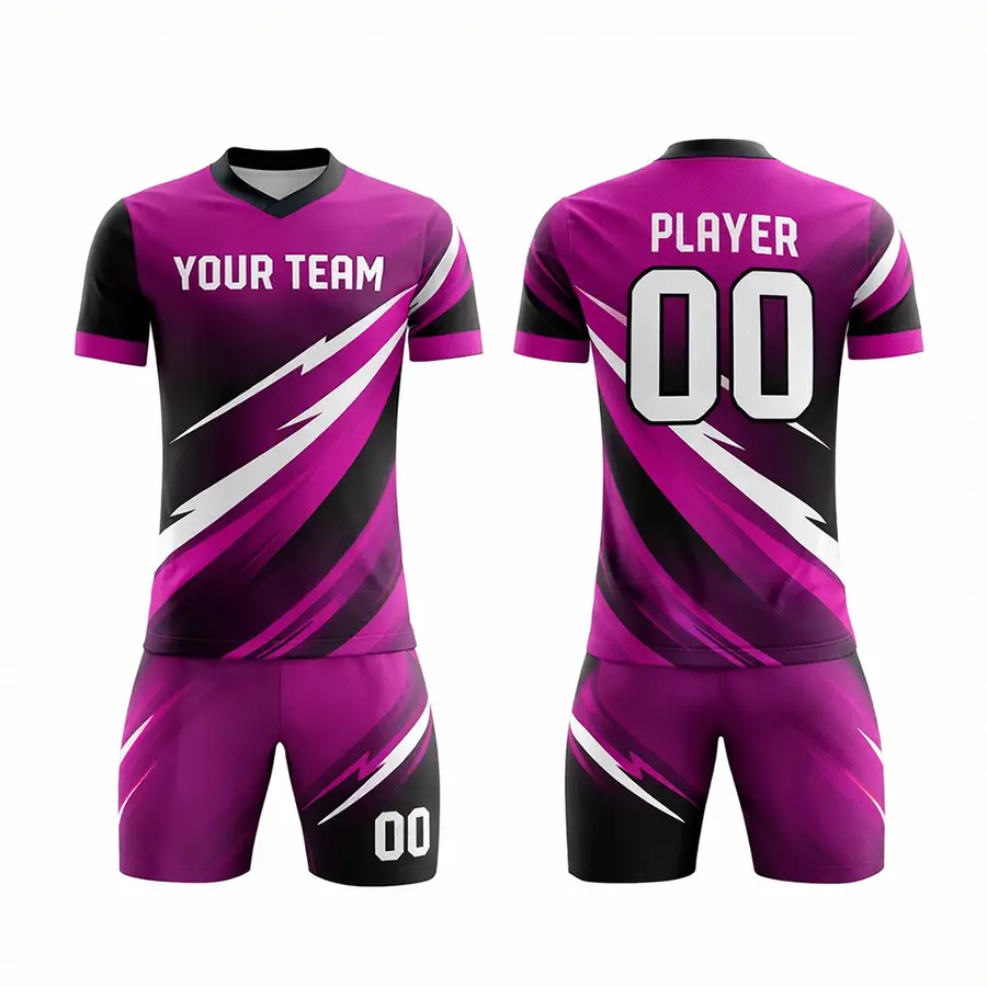Customized Men's Winter Sports Wear Set Latest Design Full Sleeve Drawstring Closure Top Automated Cutting Jersey 100% Polyester — Zefal Industries product photograph 2 of 2