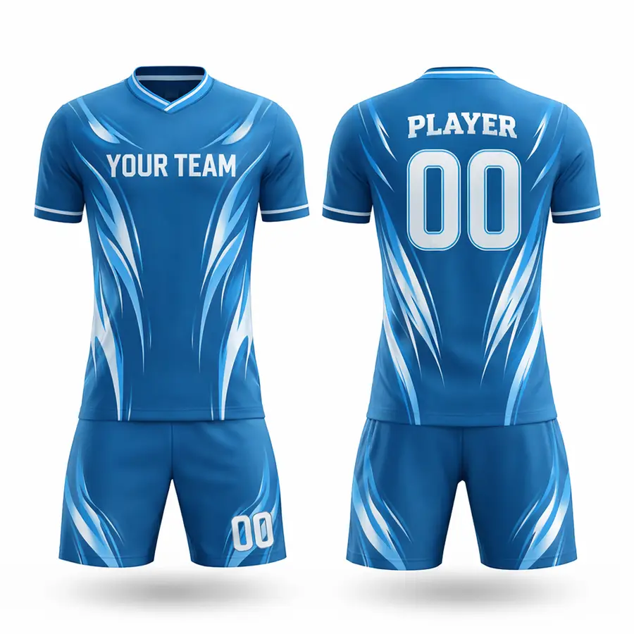 Hot Sale Breathable Anti-Bacterial 100% Polyester Men's Winter Football Custom Wear Set Custom Logo Team Brand Name Colors — Zefal Industries product photograph 2 of 2
