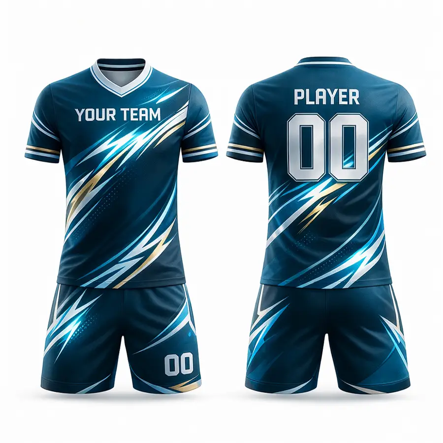 Custom High Quality Blank Club Team Men's Adult Football Training Shirt Custom Brand Name Custom Colors Logo Breathable — Zefal Industries product photograph 1 of 2