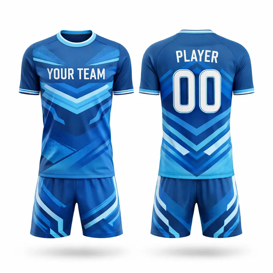 Personalized Design Red White Stylish Team High Quality Full Sleeve Football Factory OEM Kits 100% Polyester Anti-Bacterial — Zefal Industries product photograph 2 of 2