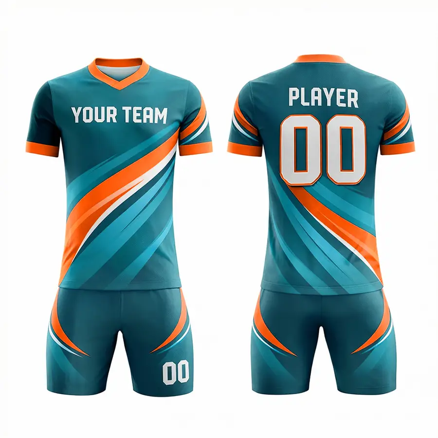 High Quality Best Grade Digital Print 100% Polyester Anti-Bacterial Winter Football Shirt Premium Jersey Custom Team Brand — Zefal Industries product photograph 2 of 2