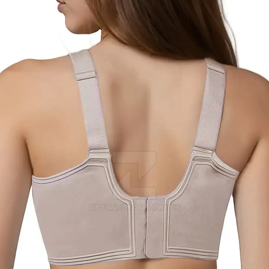 New Arrival Customizable Breathable Eco-Friendly Quick Dry High Support Adjustable Straps Spandex/Nylon Fitness Sports Bra — Zefal Industries product photograph 2 of 2