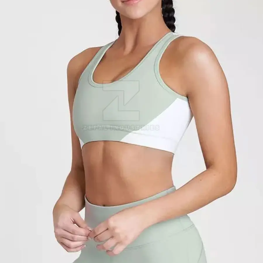 Eco-Friendly Breathable High Support Padded Sports Bra for Women-Gym Yoga & Outdoor Activities with Quick Dry & Removable Pads — Zefal Industries product photograph 1 of 2