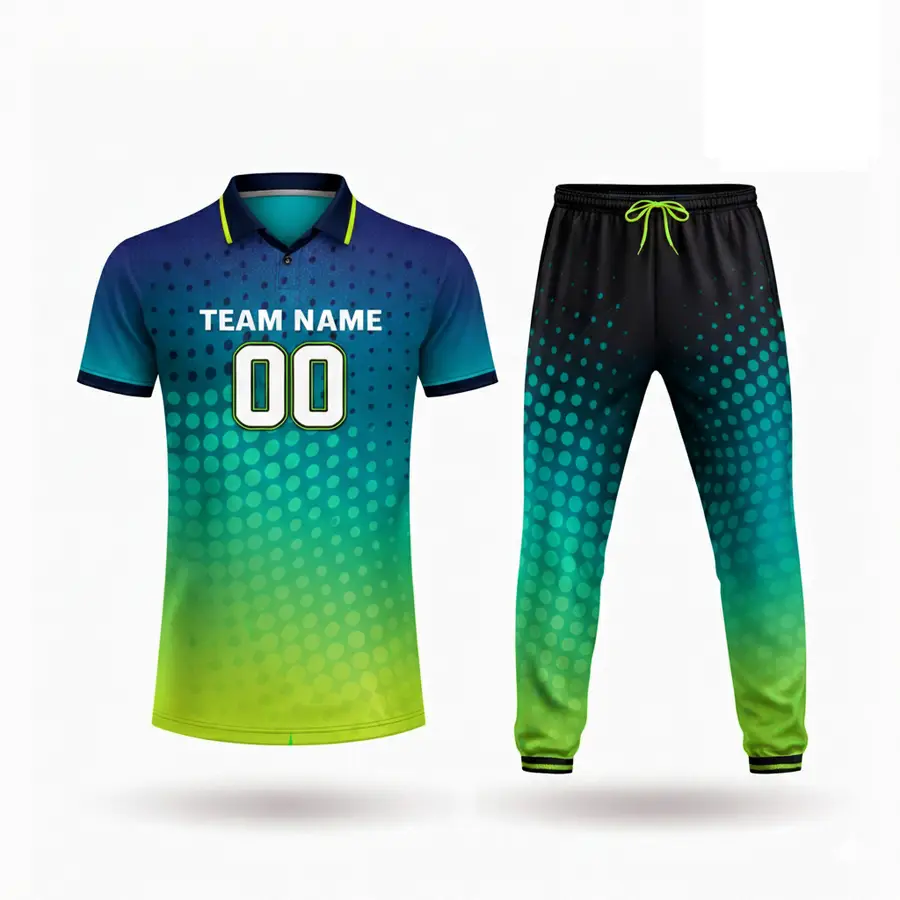 Cricket Uniform Men Adults Custom Team Brand Name Lightweight Comfortable 100% Polyester Anti-Bacterial Winter Print Logo Custom — Zefal Industries product photograph 2 of 2