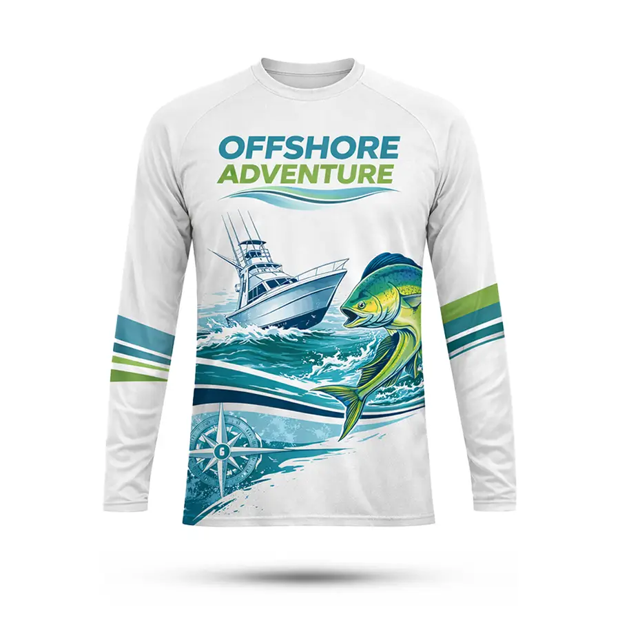 Long Sleeve Sublimation Printing Customized Logo Wear Design Your Own High Quality Anti-Bacterial 100% Polyester Winter Sports — Zefal Industries product photograph 1 of 2