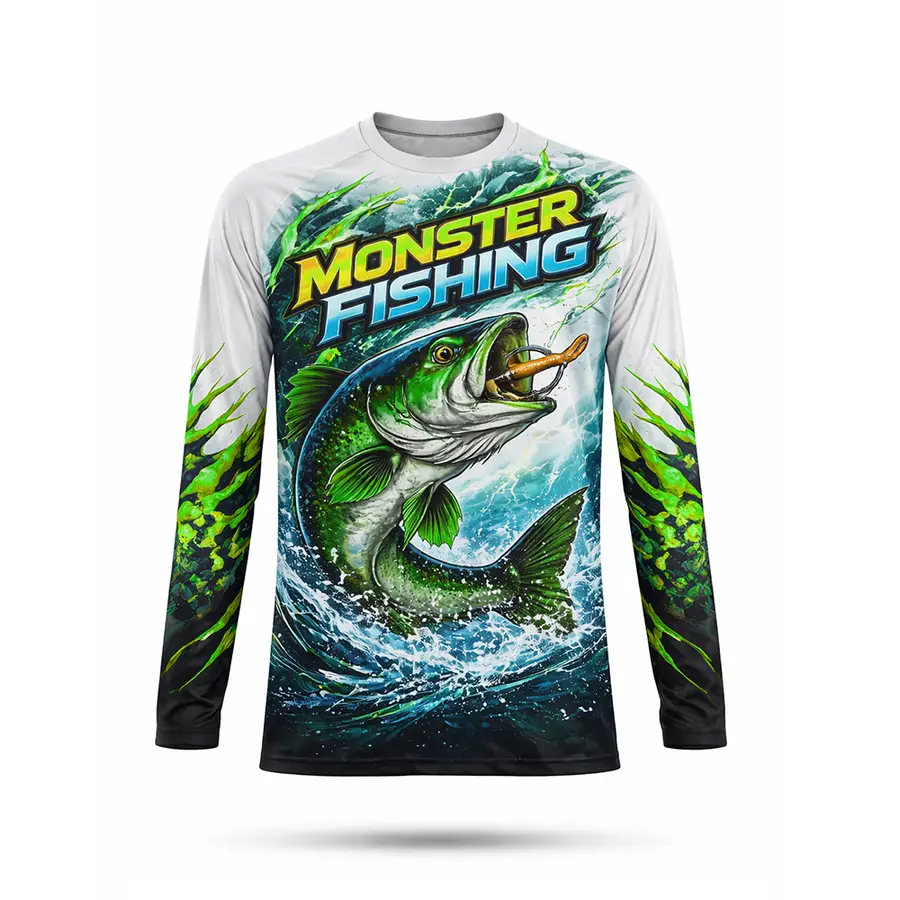 Custom Wholesale Long Sleeve Sublimated Printed Quick Dry Performance Anti-Bacterial 100% Polyester Winter Men — Zefal Industries product photograph 2 of 2