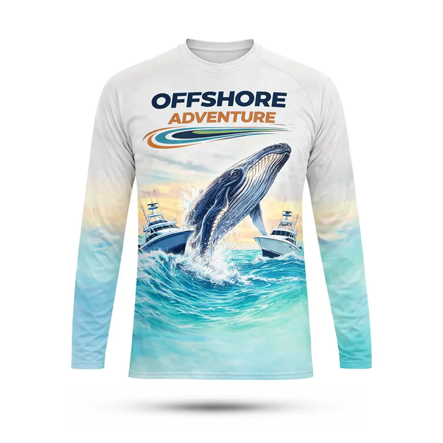 Custom Solid Sublimation Print Anti-Bacterial 100% Polyester Winter Men's Lightweight Long Sleeve Shirts & Tops — Zefal Industries product photograph 2 of 2