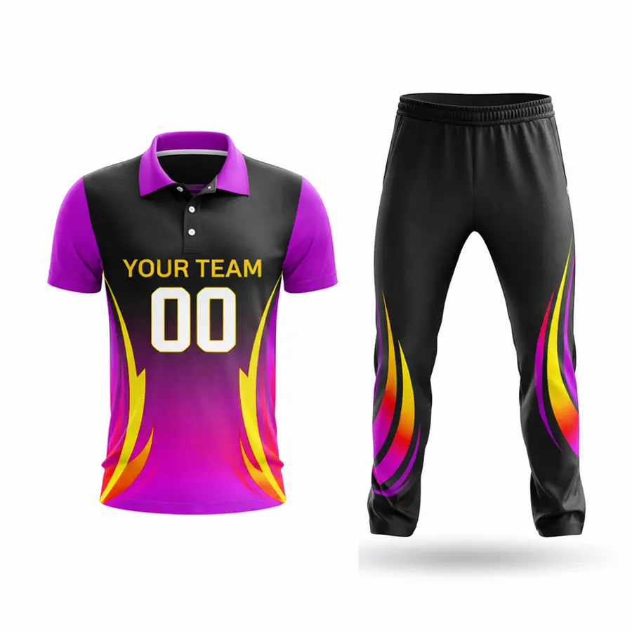Trendy Customized Team Name Printed Anti-Bacterial 100% Polyester Digital Print Custom Colors Sizes Men's Sports — Zefal Industries product photograph 2 of 2
