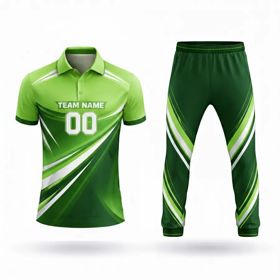 New Design Digital Print Anti-Bacterial 100% Polyester Men's Cricket Uniform for Kit Customizable Team Jersey Winter — Zefal Industries product photograph 2 of 2
