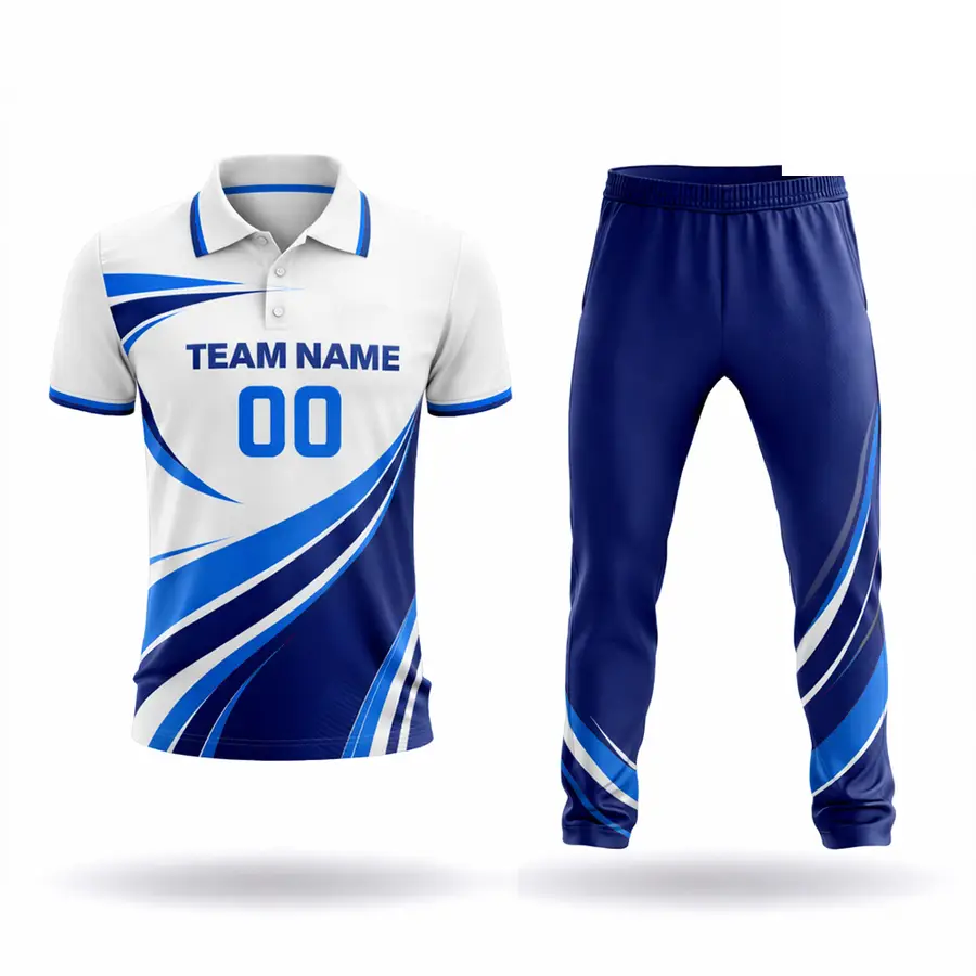 Best Selling Customizable Men's Cricket Uniform Team Logo Custom Brand Name Digital Print Anti-Bacterial 100% Polyester Winter — real Zefal Industries product photograph