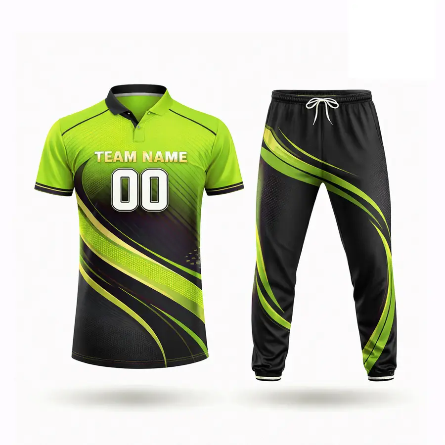 Lightweight Comfortable 100% Polyester Anti-Bacterial Men's Cricket Jersey Custom Logo Team Brand Designs for Winter Made — Zefal Industries product photograph 2 of 2