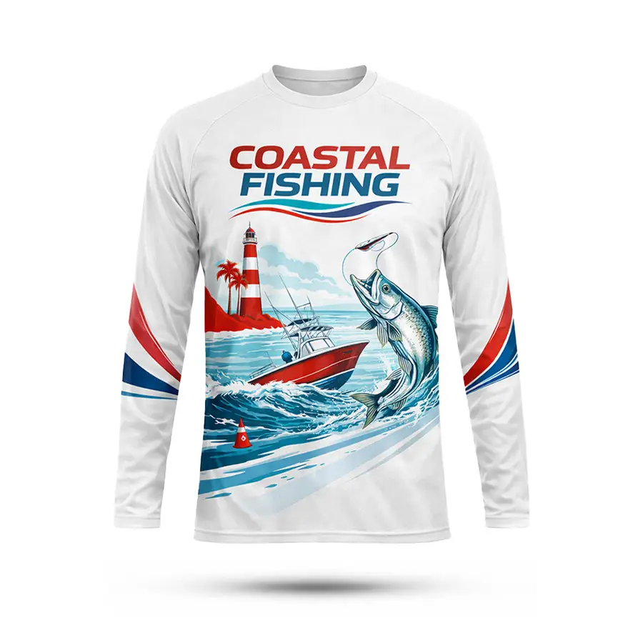 Full Sublimation Breathable 100% Polyester for Men High Quality Custom Anti-UV Anti-Bacterial Long Sleeve Quick Dry Winter — Zefal Industries product photograph 1 of 2